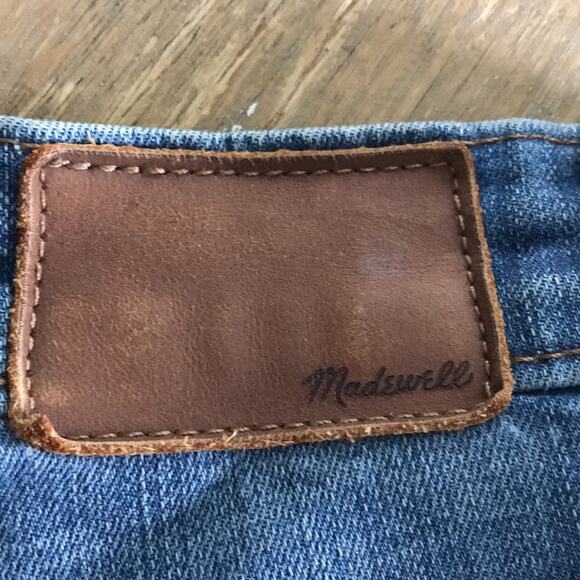 Madewell 10in High-Rise Skinny Chewed Hem Denim Jeans Size 25 - Picture 7 of 16